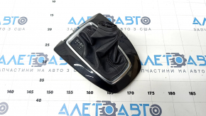 Nissan Rogue 17 gear shifter cover - black, scratches, no plug, broken fasteners