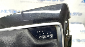 Nissan Rogue 17 gear shifter cover - black, scratches, no plug, broken fasteners