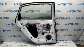 Door assembly rear left VW Passat b8 16-19 USA white LC9A, web on linings