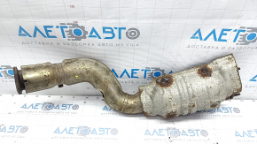 Exhaust line middle part with catalytic converter Nissan Rogue 14-20 rusty