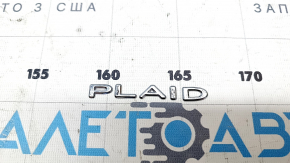 Tesla Model S 21- Tailgate PLAID Emblem