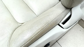 Driver's seat Volvo XC90 16-17 with airbag, electric, grey leather, cracks in leather, needs cleaning
