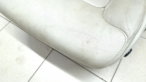 Driver's seat Volvo XC90 16-17 with airbag, electric, grey leather, cracks in leather, needs cleaning