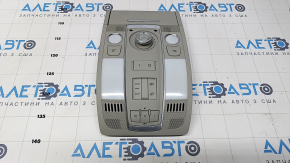 Front ceiling light Audi Q7 4L 10-15 gray under the sunroof, missing mount, scratches, crack in mount