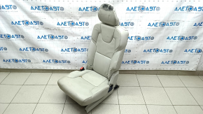 Rear seat left Volvo XC90 16-22 leather gray for 3 rows, for dry cleaning