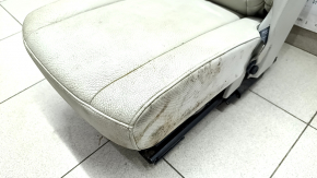 Rear seat center Volvo XC90 16-22 gray leather for 3 rows, dry-cleanable