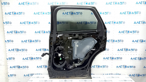 Door assembly rear right Ford Edge 15- keyless, black UM, scratches on glass, dents