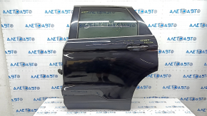 Door assembly rear left Ford Edge 15- keyless, black UM, scratches on glass, dent