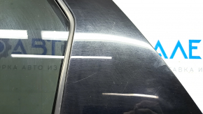 Door assembly rear left Ford Edge 15- keyless, black UM, scratches on glass, dent