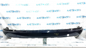 Rear bare bumper lower part Volvo XC90 16-22 for parking sensors, blue, scratches