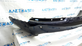 Rear bare bumper lower part Volvo XC90 16-22 for parking sensors, blue, scratches