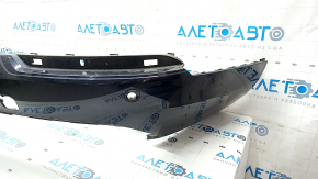 Rear bare bumper lower part Volvo XC90 16-22 for parking sensors, blue, scratches