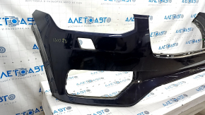 Front bare bumper Volvo XC90 16-19 for headlight washer without park assist, blue, cracks