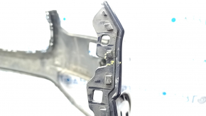 Front bare bumper Volvo XC90 16-19 for headlight washer without park assist, blue, cracks