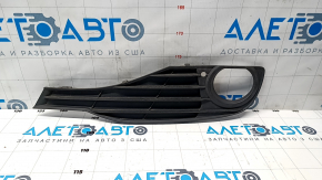 Frame grille fog light left BMW 3 F30 12-15 closed, sand