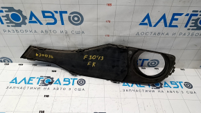 Frame grille fog light right BMW 3 F30 12-15 closed, sand