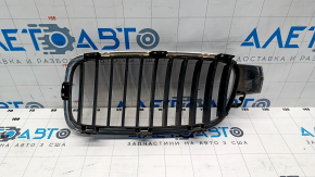 Radiator grill right BMW 3 F30 4d 12-18 sand on chrome