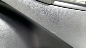 Door trim card rear right Ford Edge 19-23 black Titanium, insert and armrest black leather, white stitching, scratches, butt, for dry cleaning