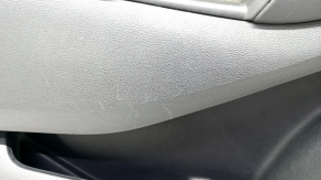 Door trim card front left Ford Edge 19-23 black Titanium, insert and armrest black leather, white stitching, Bang & Olufsen, for seat memory, scratches, breakage of fastening, for cleaning