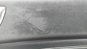 Door trim card front right Ford Edge 19-23 black Titanium, insert and armrest black leather, white stitching, Bang & Olufsen, scratch, bump, dry clean