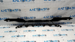 Front bumper grille lower BMW 3 F30 16-18 missing fragment, broken fasteners, cracks