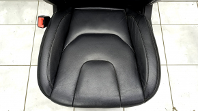 Driver's seat Ford Edge 15- with airbag, electric, heated, leather black, Titanium, rusty at the bottom, scratch, needs cleaning
