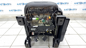 Driver's seat Ford Edge 15- with airbag, electric, heated, leather black, Titanium, rusty at the bottom, scratch, needs cleaning