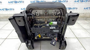 Passenger seat Ford Edge 15- with airbag, electric, heated, leather black, Titanium, for cleaning, rusty at the bottom, bump on the back