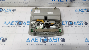 Front light Nissan Rogue 14-20 gray without sunroof, type 2, broken mount, scratches, tears