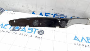 Railing longitudinal right Nissan Rogue 14-20 under the pads with 2 fasteners, without plugs, corrosion