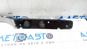 Railing longitudinal right Nissan Rogue 14-20 under the pads with 2 fasteners, without plugs, corrosion
