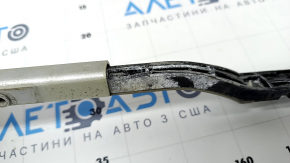 Railing longitudinal right Nissan Rogue 14-20 under the pads with 2 fasteners, without plugs, corrosion