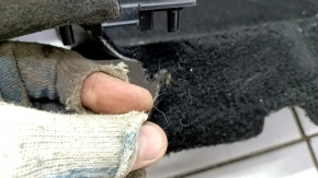 Floor covering Kia Forte 19-24 black, needs cleaning, torn