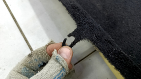 Floor covering Kia Forte 19-24 black, needs cleaning, torn