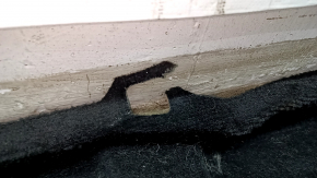 Floor covering Kia Forte 19-24 black, needs cleaning, torn