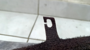 Floor covering Kia Forte 19-24 black, needs cleaning, torn