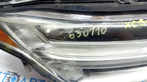 Front right headlight complete Volvo XC90 16-17 LED, for polishing