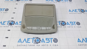 Front light Nissan Rogue 14-20 gray without sunroof, scratches, broken mount