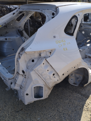 Quarter wing rear right Mazda CX-30 20- white, on the body