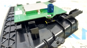 Tesla Model S 21 windshield camera mounting panel with antenna, cracks in mountings