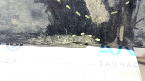 Left threshold Volvo XC90 16-22 with seal, blue, dented, cracks, scratches, broken fastening