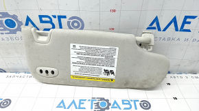 Left visor Ford Edge 15 - gray, with control, with backlight, without hook, without plug, for cleaning
