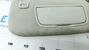 Right visor Ford Edge 15 - gray, with backlight, without hook, for cleaning