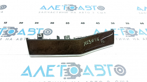 Front panel trim left Volvo XC90 16-22 wood, glossy, with backlight, scratches