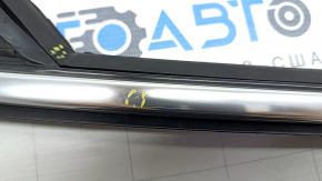 Upper door molding, front right Volvo XC90 16-22, chrome, complete with seal, scratches, tears