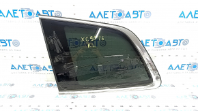 Window blind glass rear left Volvo XC90 16-22 scratches on chrome