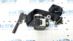 Driver's seat belt with tensioner Ford Edge 19- black, dry cleanable