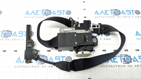 Passenger seat belt with tensioner Ford Edge 19- black, worn, for dry cleaning