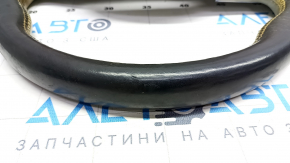 Steering wheel bare Volvo XC90 16-22 leather gray, without heating and petals, worn, for dry cleaning