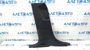 Lower left center pillar trim Ford Edge 15 - black, plastic turned white, scratches